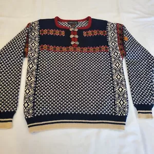 Gorsuch Norwegian Design Sweater Button Clasps 100% Wool XS - Picture 1 of 7