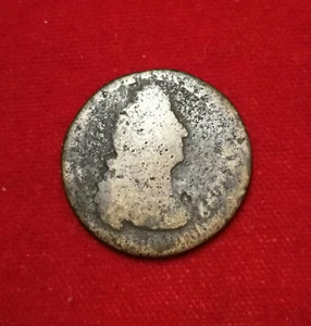 louis XIV Buste Âgée ♦ LIARD de FRANCE ♦ 1699 D - Imagen 1 de 2