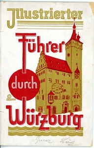 Goldstein Illustrierter FÜHRER DURCH WÜRZBURG Reiseführer REKLAME 1920er (Y4122 - Picture 1 of 10