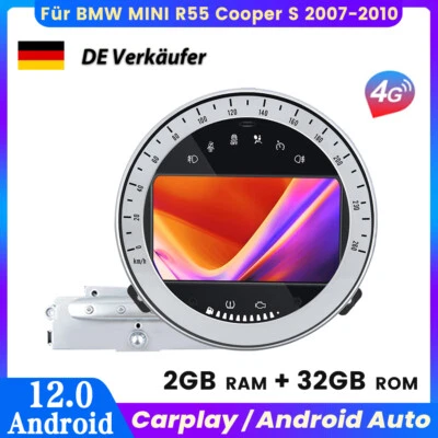 Für BMW MINI R55 Cooper S 2007-2010 Autoradio Android Carplay GPS NAVI WIFI DAB+ - Bild 1 von 4