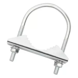Antenna Mast Clamp Bracket Electronics Outdoor Antenna U Bolts Pipe Mounting - Picture 1 of 6