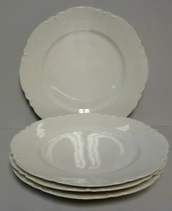 Rosenthal VERSAILLES WHITE Dinner Plates SETS OF FOUR Coordinates with RANSON - Picture 1 of 3