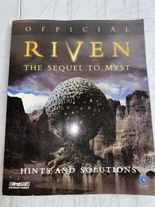 Brady Games Official Riven The Sequel To Myst Strategy Guide Sugerencias/Soluciones 97 - Imagen 1 de 3