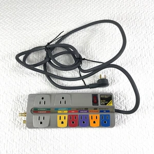 Monster Power Home Theatre Power Center HT700 8 Outlet Surge Protect EUC - Picture 1 of 8