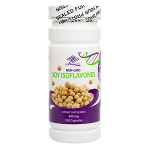NON-GMO Pure Natural Soy Isoflavones 400 mg 100 Counts - Picture 1 of 3