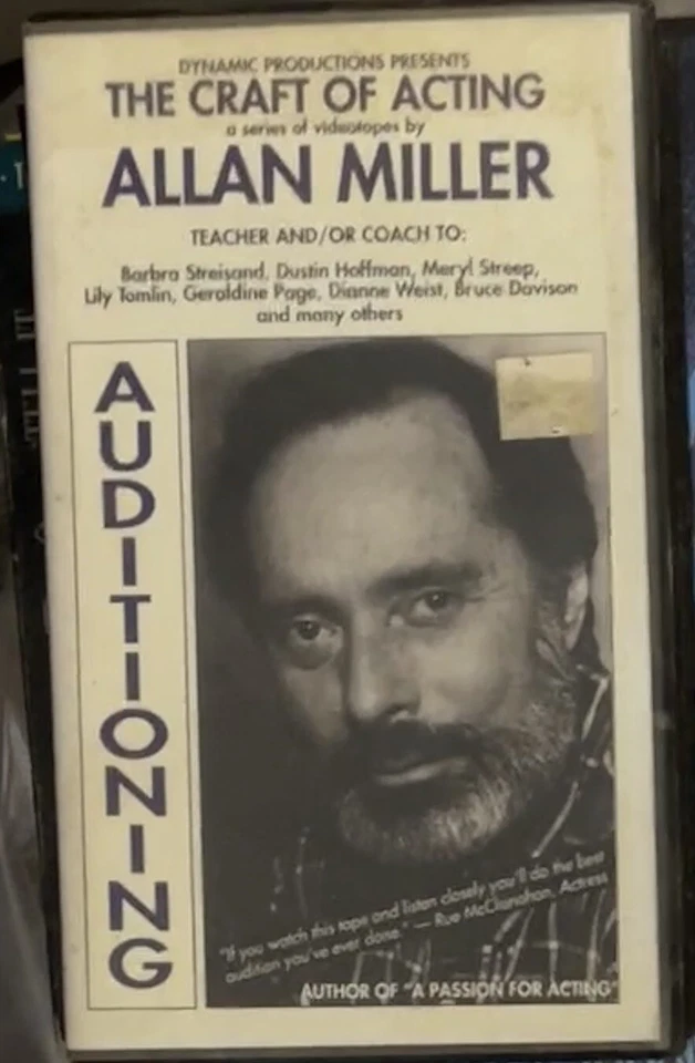 Редкая видеокассета Auditioning The Craft of Acting, Аллан Миллер, Dynamic Productions - Изображение 1 из 1