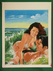 SEXY BIKINI BELLISSIMO SENO BAMBINA FUEGO DE JUVENTUD 15 COPERTINA MESSICANA ARTE FIRMATA - Foto 1 di 4