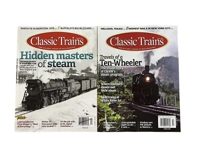 Classic Trains Magazine: Issues Winter 2021 & Fall 2021 (Bundle Of 2) Foto 1 de 2