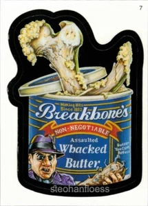 Topps Wacky Packages 2006: pegatina totalmente nueva serie 3 #7 Breakbone's - Imagen 1 de 1