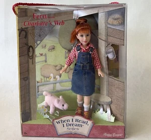 Fern Doll & Wilbur Pig in Charlotte’s Web, 2001,When I Read I Dream Series 50724 - Picture 1 of 3