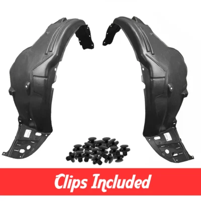 Front Fender Liner Set w/ Clips For 2013-2015 Honda Accord Sedan - Image 1 of 4