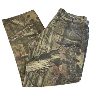 Mossy Oak Jeans Denim Pants Vtg Break Up Infinity Camo Mens 38x32 Actual: 36x31 - Picture 1 of 7