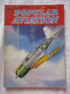 1936 POPULAR SEPTEMBER AVIATION MAGAZINE - VOUGHT XSB2U-1 COVER - Picture 1 of 5