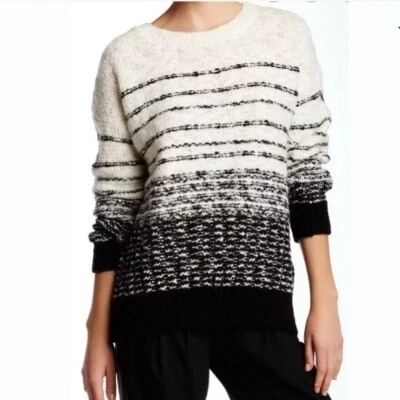 Vince wool blend striped sweater medium m - Image 1 of 4