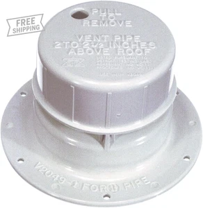Tapa de ventilación de plomería para casa móvil, Inc. 88181, blanca - Imagen 1 de 12