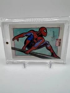 2011 Rittenhouse Archives Marvel Edad de Bronce SketchaFEX Spider-Man Sketch 1/1 - Imagen 1 de 2