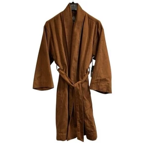 Worthington Trench Coat Womens L Brown Oversized Tie Waist Long Jacket Career - Picture 1 of 8
