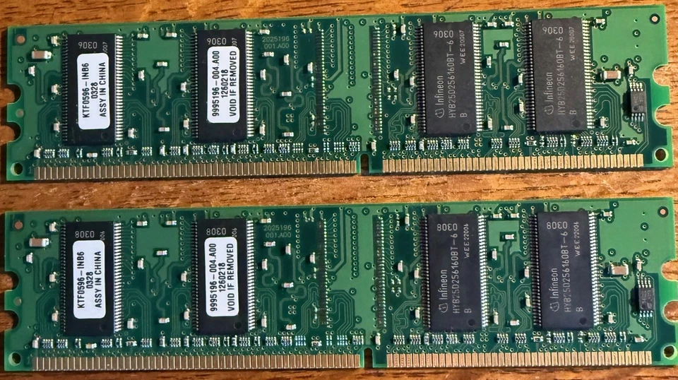KTF0596-INB8 9995196-004.A00 Random Access Memory RAM - Image 1 of 1