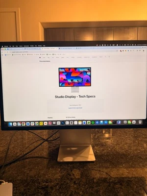 Apple Studio Display – 27” 5K Retina with Standard Glass (Tilt-Adjustable Stand) - Image 1 of 4