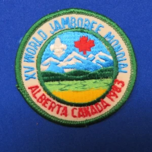 Pfadfinder 1983 XV World Scout Jamboree Mondial Alberta Kanada Patch 3" 259C1 - Bild 1 von 3