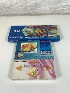 3 Vintage Aquarell Sets NEU Rowney Reeves Winsor & Newton - Bild 1 von 4