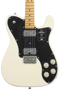 Fender American Professional II Telecaster Deluxe - Olympic White with Maple - Picture 1 of 6