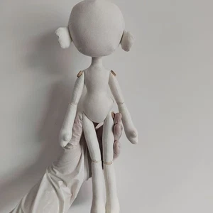 Muñeca Susurradora 30cm 12” Hágalo Usted Mismo Ojo de Botón Hecho a Mano Muñeca Base Cuerpo Artesanía Juguete - Imagen 1 de 3