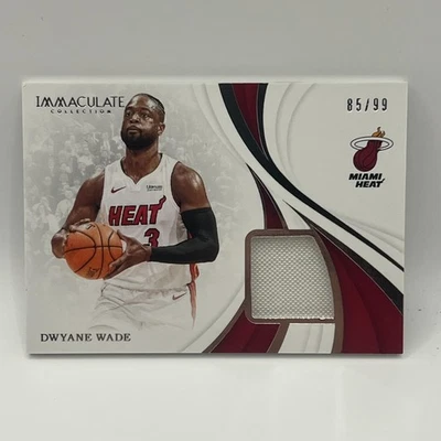 2018-19 Panini Immaculate Collection Jerseys Dwayne Wade #DWD /99 MIA - Image 1 of 2