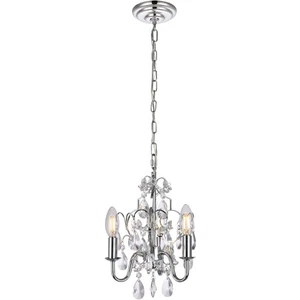 Living District LD5020D9C Kaede 3 Light 10 inch Chrome Pendant Ceiling Light - Picture 1 of 5