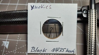 Yobokies NH35 black Sectr  hands for Skx007, Skx009 and other Seiko watches - Image 1 of 2