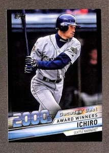 2020 Topps Decades Best Series 2 Award Winners Black #DB-85 Ichiro Suzuki /299
