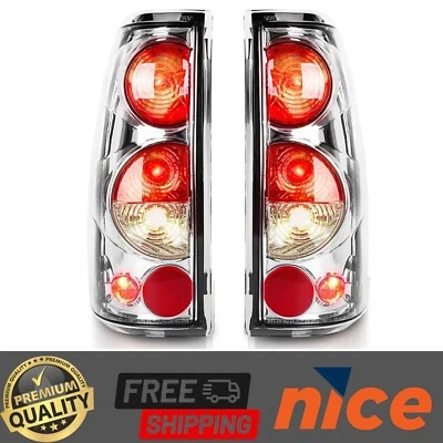 Chrome Tail lights for Chevy Silverado GMC Sierra 1500 2500 3500 1999-2007 Foto 1 de 4