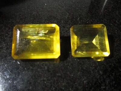 Natural Yellow Fluorite Cabochons!Top Quality Yellow Fluorite for Jewelry Making - Image 1 of 4