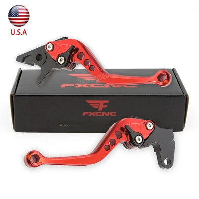 For Yamaha Yamaha YZF R1 2009-2014 CNC Adjustable Short Hand Brake Clutch Levers Foto 1 de 4