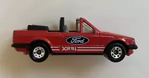 Matchbox Superfast MB17 Red Ford Escort Cabriolet XR3i Made in Macau 1985 - Picture 1 of 12