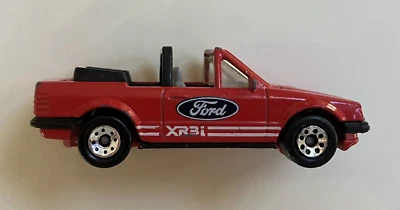 Matchbox Superfast MB17 Red Ford Escort Cabriolet XR3i  Made in Macau 1985 - Image 1 of 4