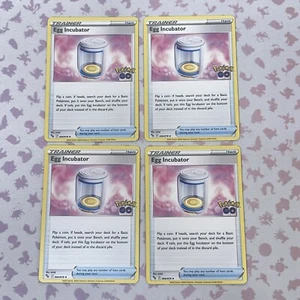 4x Pokemon TCG Egg Incubator 066/078 Pokemon Go Regular Uncommon NM/M P56 - Picture 1 of 5