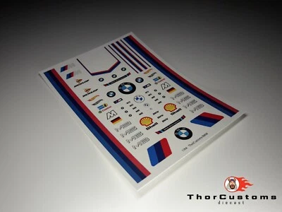 BMW -  Water-Slide Decals clear 1/64 scale. - Image 1 of 4