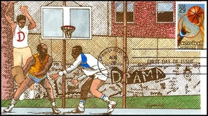 Scott 2560 29 Cents Basketball FM Geerlings Gold Hand Painted FDC 124 Of 125 - Picture 1 of 2