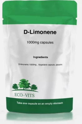 Cápsulas ECO-VITS D-Limoneno 1000mg Foto 1 de 2
