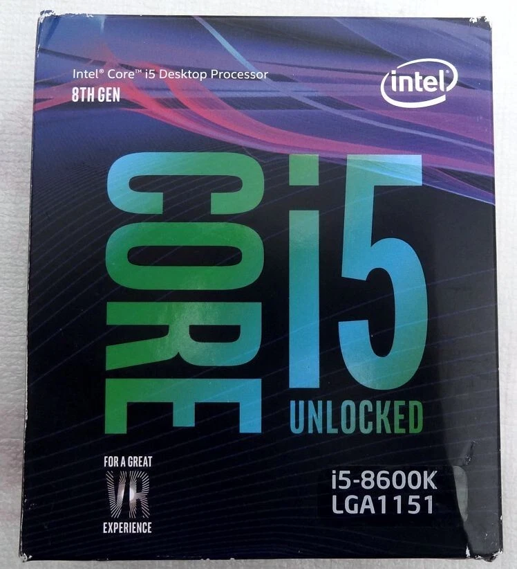 Processore Cpu Intel Core i5 8600K SR3QU 3.6 GHz 9M LGA 1151 - BOXED - Immagine 1 di 1