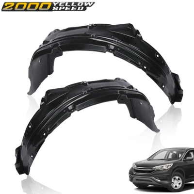 Fit For 2012-2016 Honda CR-V Front Driver & Passenger Side Fender Liner Set  Foto 1 de 4