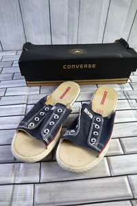 Converse All Star Cut Away Sandals Slides Women's Size 10 Mens 8 Red Line - Picture 1 of 7
