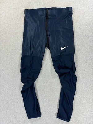 Nike Pro Elite Leggings de Compresión de Longitud Completa para Correr (Hombre 2XL) Azul Foto 1 de 4