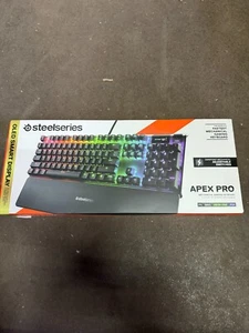 SteelSeries Apex Pro Mechanical Gaming Keyboard Adjustable Actuation OLED Screen - Picture 1 of 1