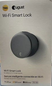 Yale August ASL-05 WLAN Bluetooth App Smart Lock SILBER - Bild 1 von 5