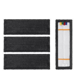 Mikrofaser Bodenwischer 18 Zoll Trocken & Nass Zuhause Bodenreinigung Flachmopps 2-16 Pads - Bild 1 von 17
