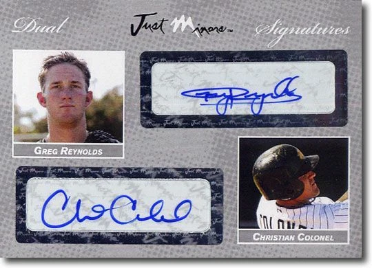 2008 Greg Reynolds * Christian Colonel * Autograph Rookie SILVER Auto #/25 - Image 1 of 1