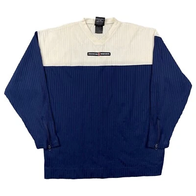 Chaqueta Rocawear Hombre XL Blanca Azul Cortavientos Ligera Nylon De Colección Y2K Foto 1 de 4