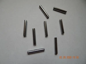 STAINLESS STEEL ROLL PINS 1/4 x 1 1/2" 18-8 8 PCS. NEW - Picture 1 of 1